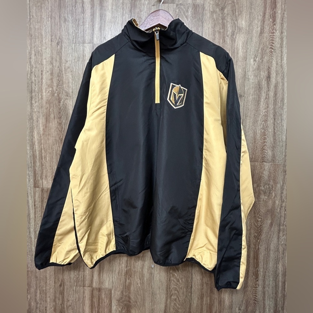 NHL Golden Knights Quarter Zip Light Weight Jacket